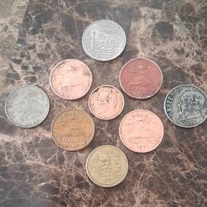 Coins Collection Assorted Vintage Coins Collection